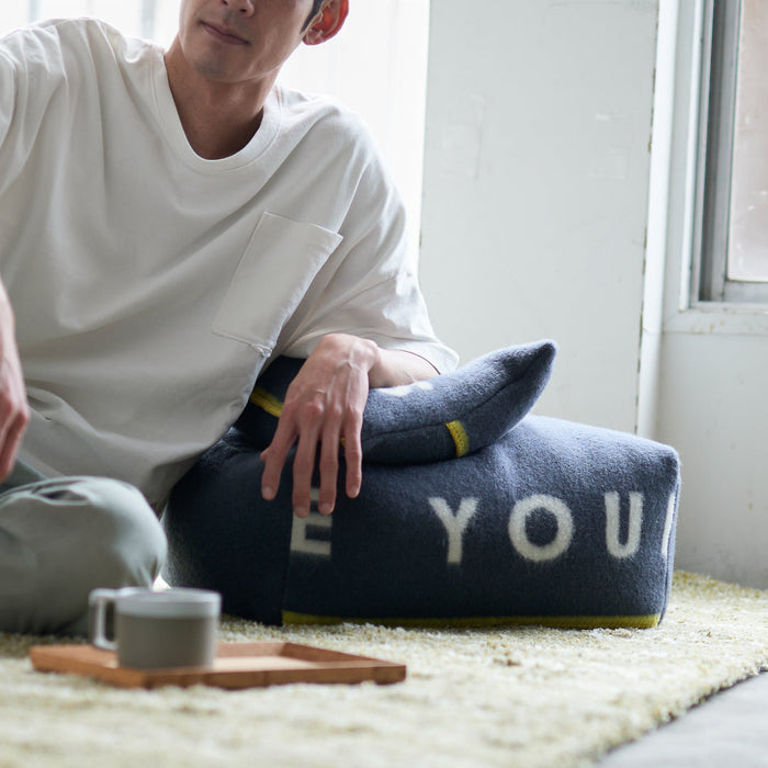 Close Your Eyes FLOOR BEADS CUSHION