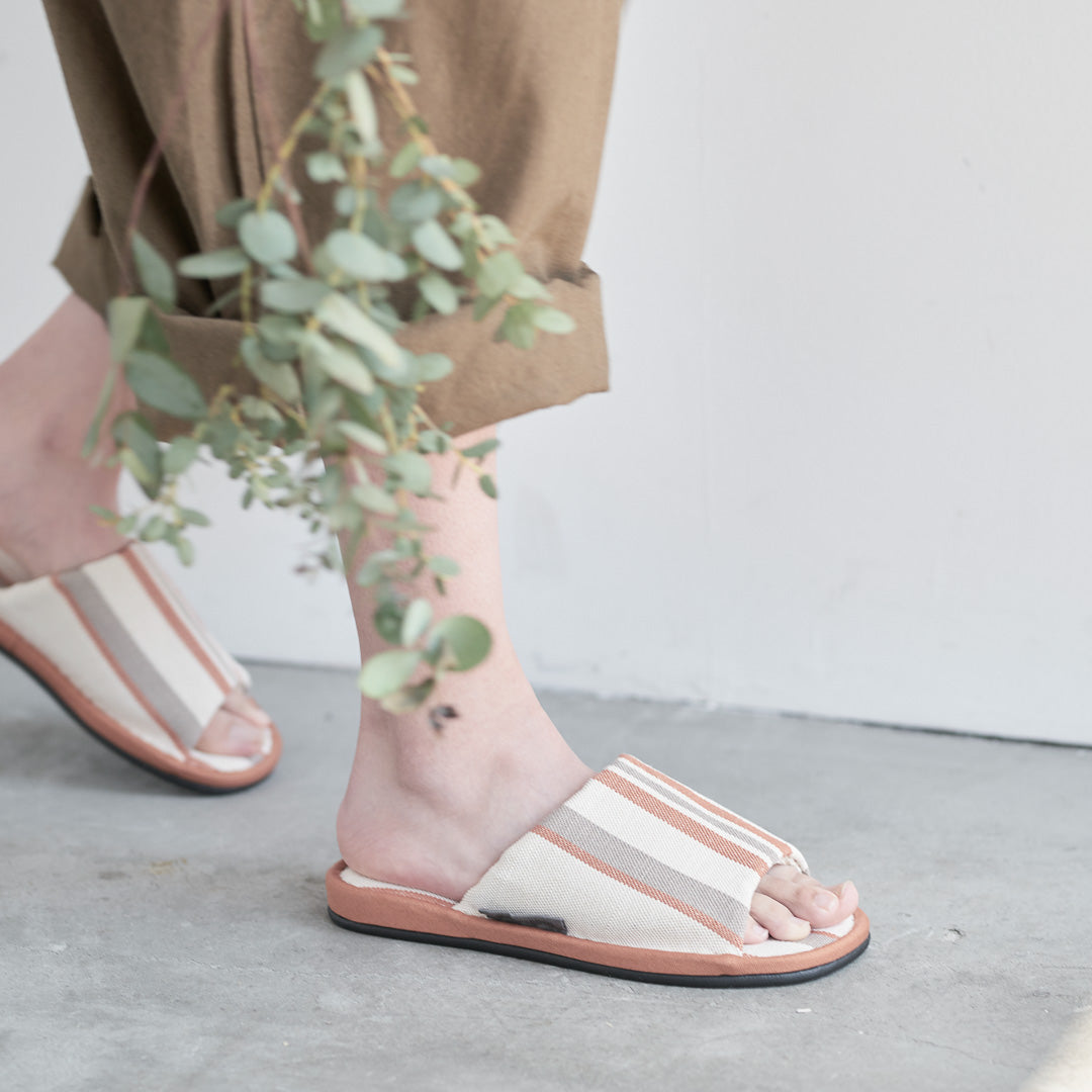 Takashima Canvas Jute&Cotton Slippers