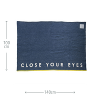 Close Your Eyes HALF BLANKET