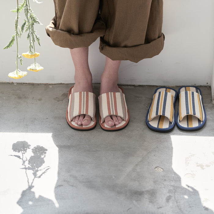 Takashima Canvas Jute&Cotton Slippers