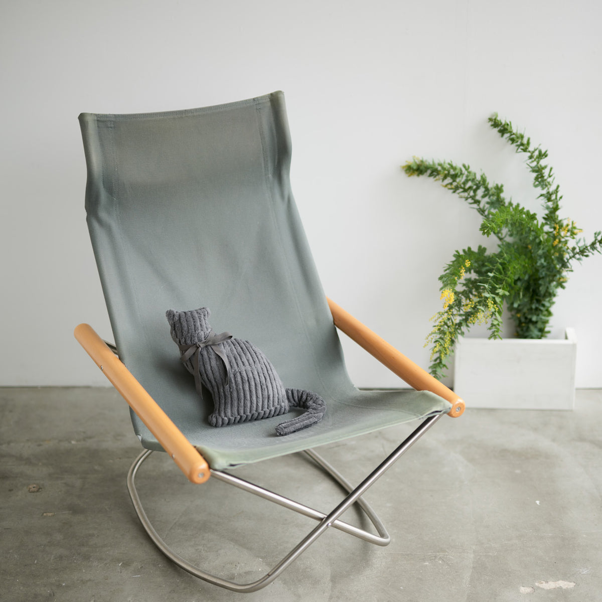 GRAU COTTON CAT cushion