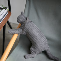 GRAU COTTON CAT Body Pillow