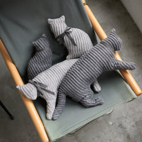GRAU COTTON CAT Body Pillow