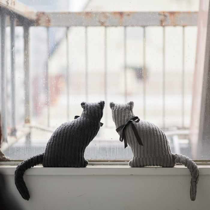 GRAU COTTON CAT cushion