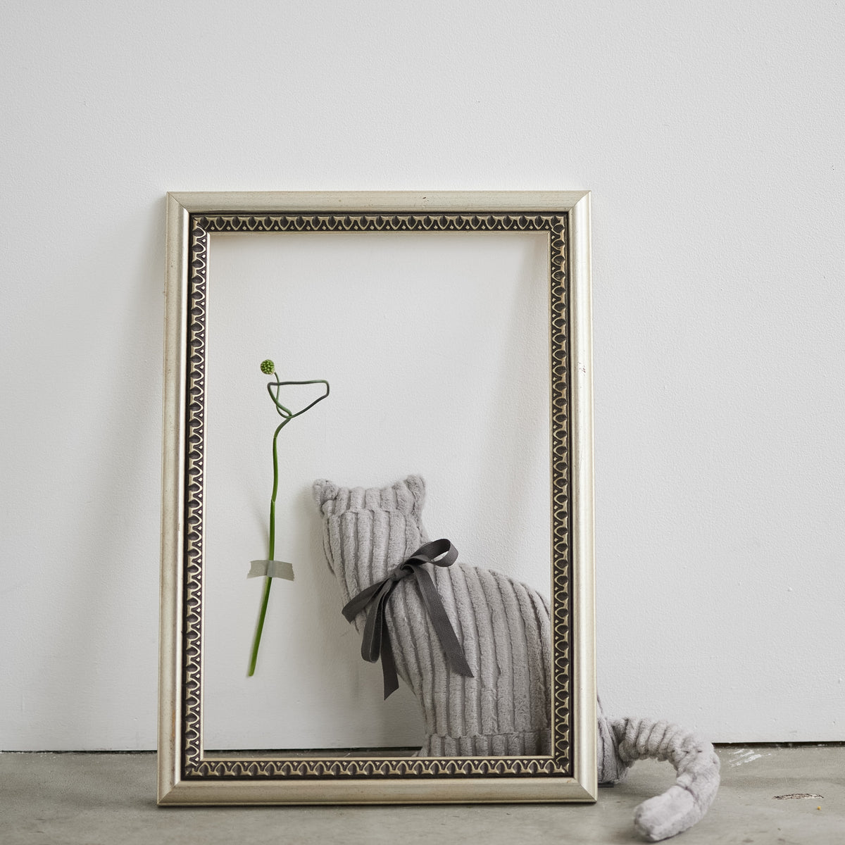 GRAU COTTON CAT cushion