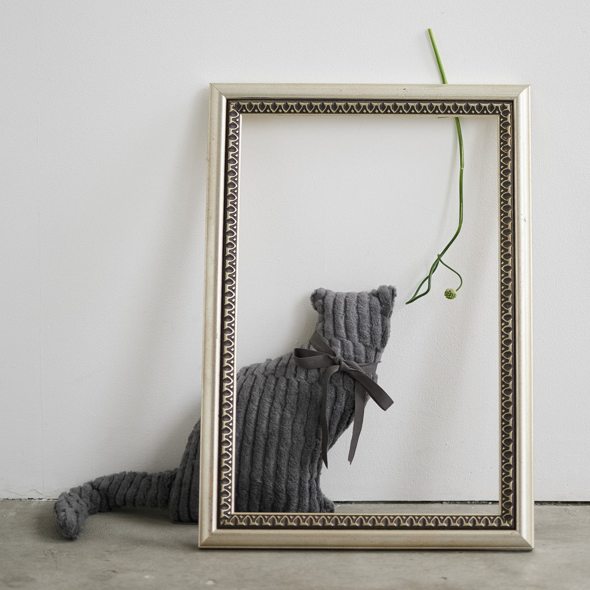 GRAU COTTON CAT cushion
