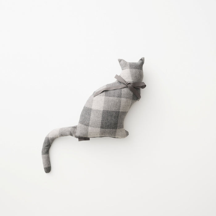 Fab Cat VENT CHECK Cat cushion(予約販売)