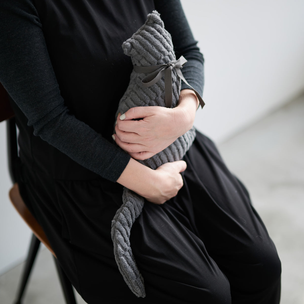 GRAU COTTON CAT cushion