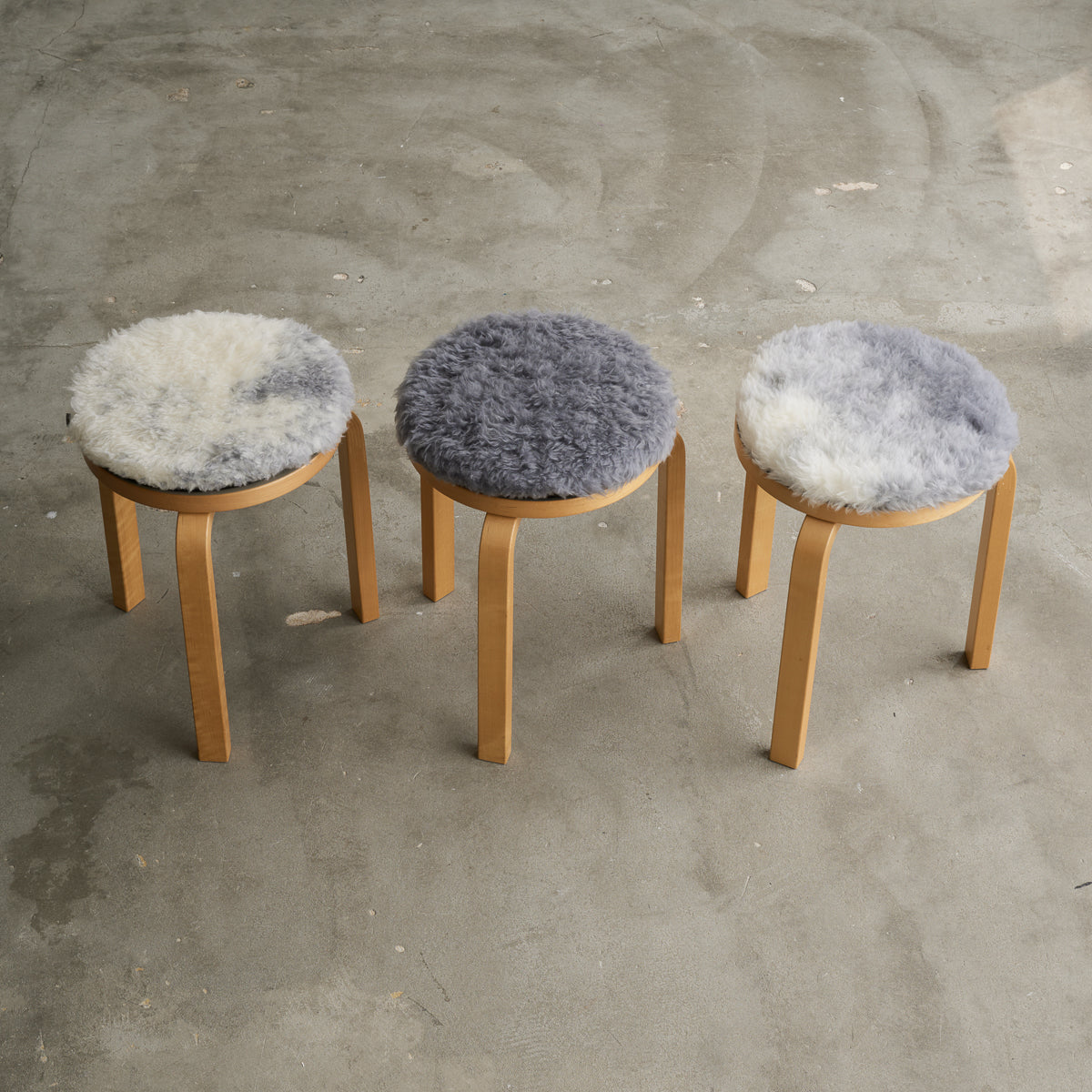 Flood of Light Wool Chair Pad