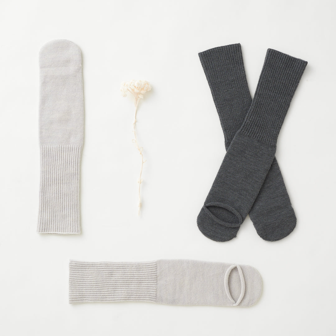 Merino Wool Open Socks for Sleep – LOOM&SPOOL