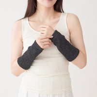 VGA Wool Silk Ribbed Relax Warmer / VGAウールシルクリブゆったりマルチウォーマー