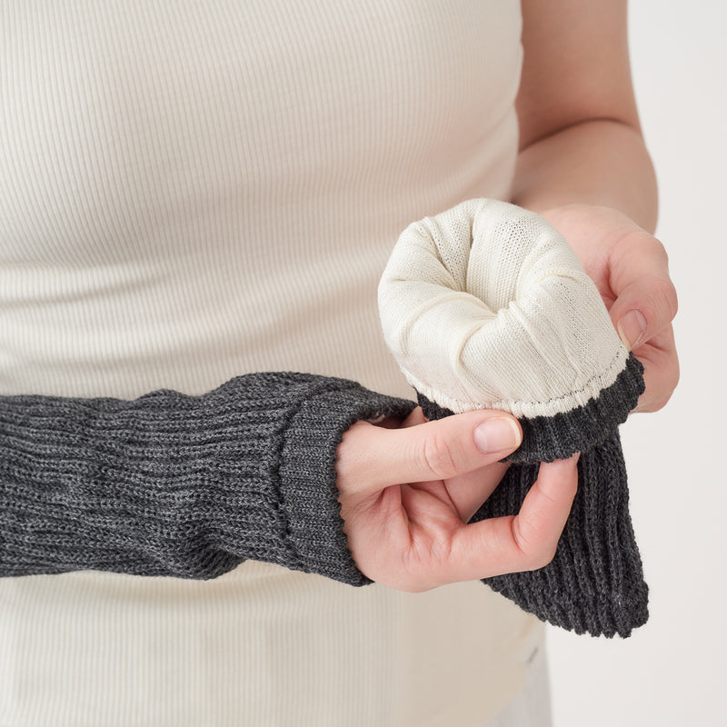 VGA Wool Silk Ribbed Relax Warmer / VGAウールシルクリブゆったりマルチウォーマー