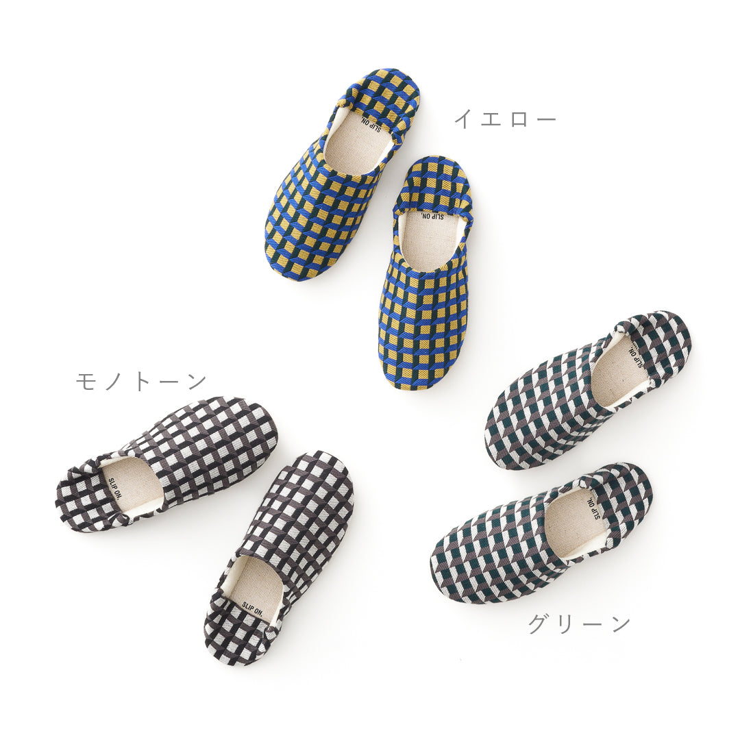 GeoVis babouche / ジオビズバブーシュ – LOOM&SPOOL