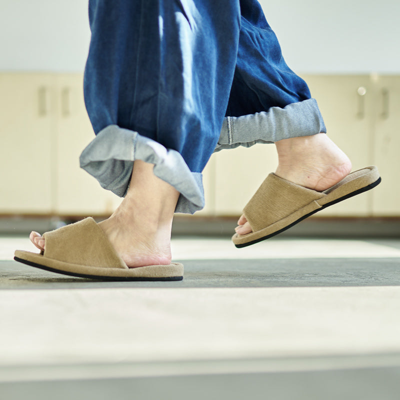 Bio wash processing Jute&Cotton Oxford Slippers ジュートオックスバイオウォッシュ –  LOOM&SPOOL