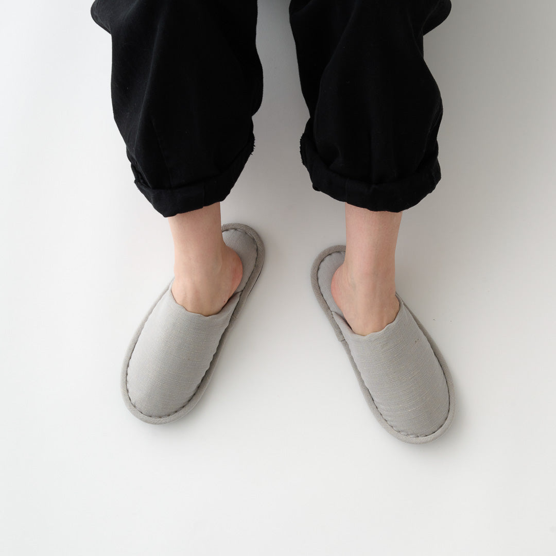 Fog discount linen slippers